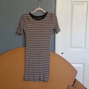 Stripped dress forever 21, M